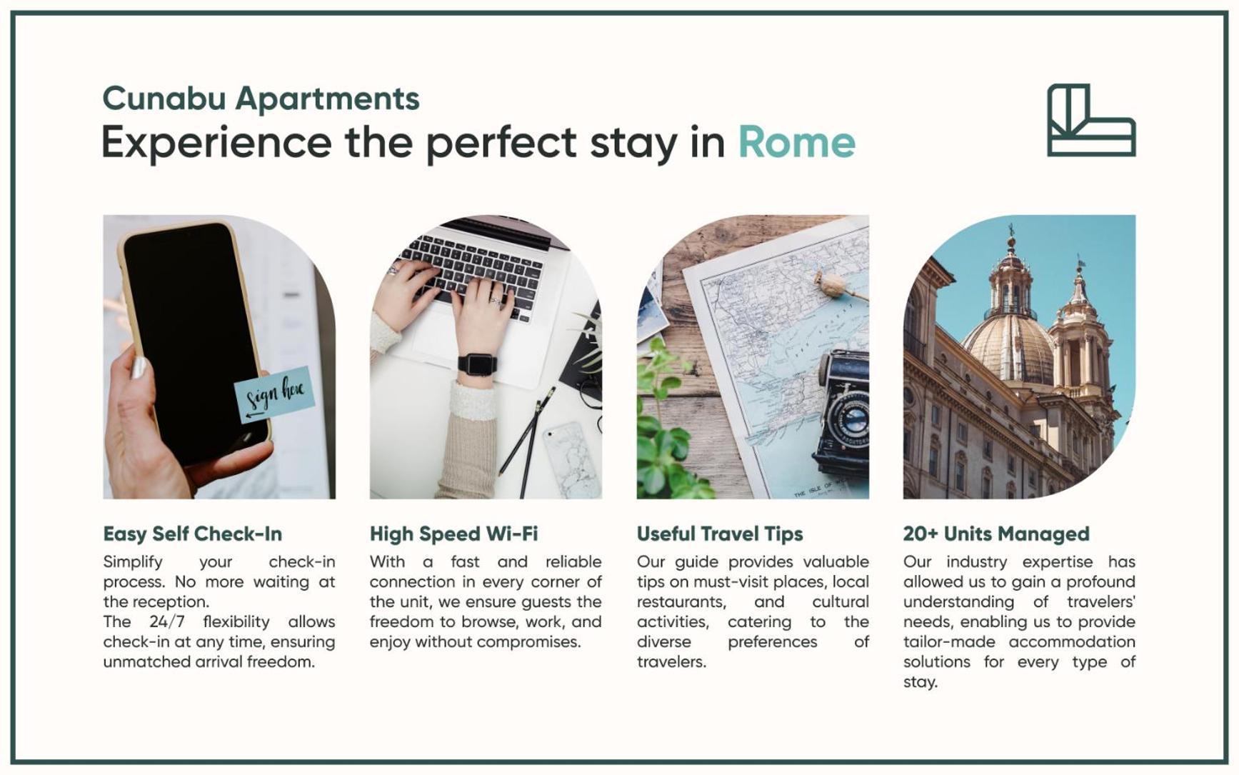 Cunabu Apartments Rome Extérieur photo